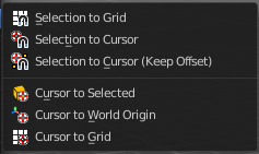 Snap – Sub Menu