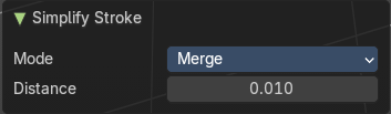 Last Operator Simplify Stroke