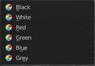 Assign Material - Sub Menu
