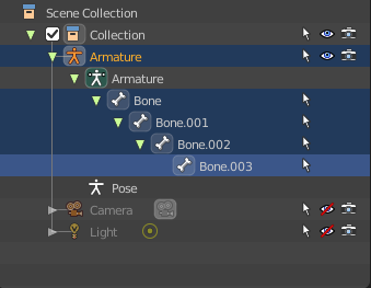 Names sub menu
