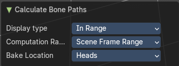 Last Operator Calculate Bone Paths