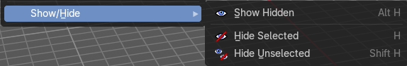 Show/Hide sub menu