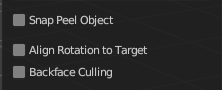 Snap Peel Object