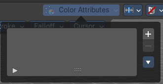 Color attributes panel
