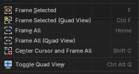 Frame Selected / Frame Last Stroke