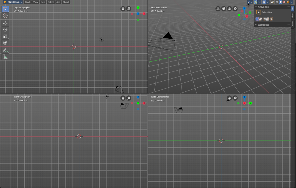 Toggle Quad view