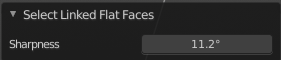 Last Operator Select Linked Flat Faces