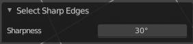 Last Operator Select Sharp Edges