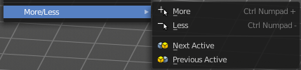 More / Less