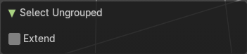 Last Operator Select Ungrouped