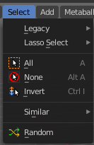 Metaball Object - Edit Mode