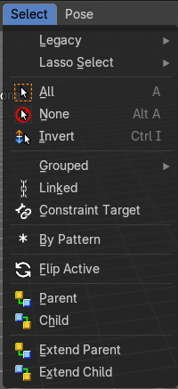 Armature Object - Pose Mode