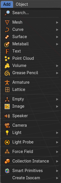 Add Menu