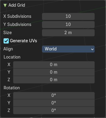 Last Operator Add Grid Panel