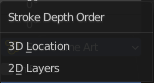 Stroke Depth Order