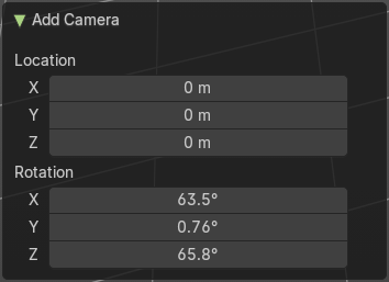 Last Operator Add Camera