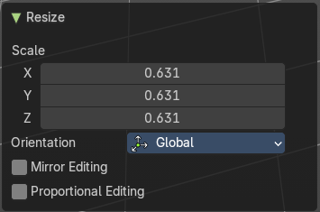 Last Operator Resize