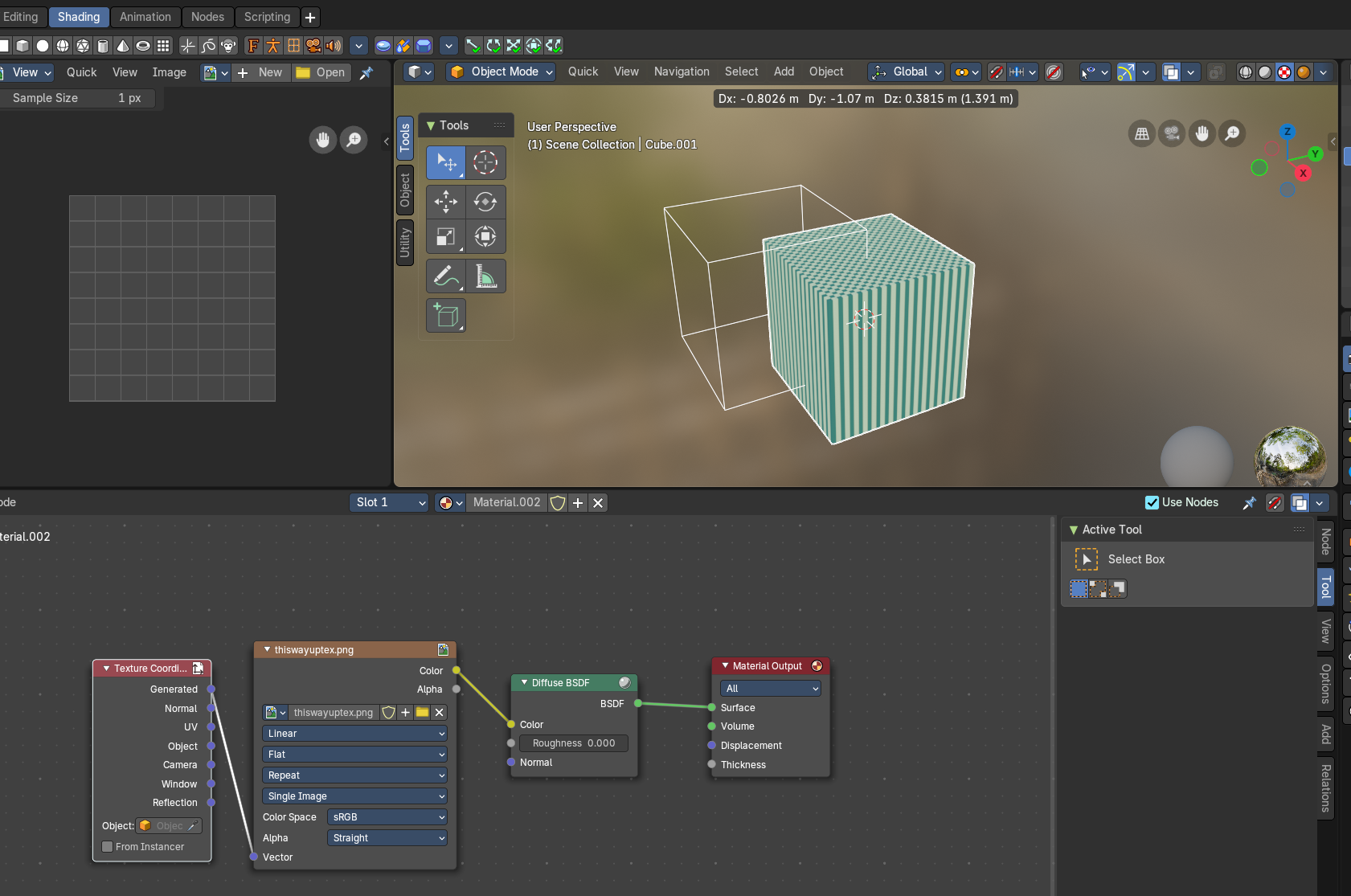 Move Texture Space