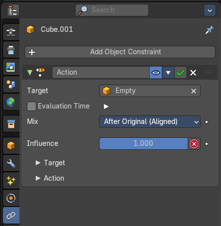 Add Constraints ( With Targets)