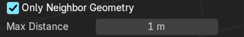 Only Neighbour Geometry