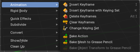 Insert Keyframe
