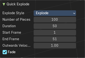 Adust last operator Quick Explode