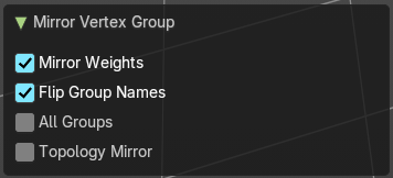 Last Operator Mirror Vertex Group