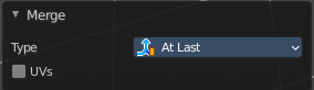Last Operator Merge