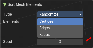 Seed Edit box (Randomize only)