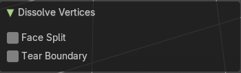 Last Operator Dissolve Vertices