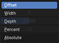 Width type