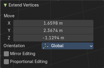 Last Operator Extend Vertices