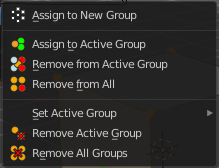Vertex Groups