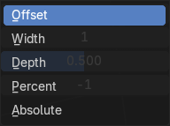 Width type