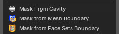 Mask from Cavity