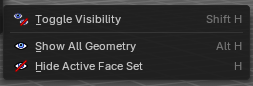 Show/Hide submenu