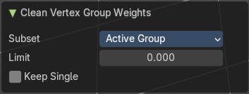 Last Operator Clean Vertex Group