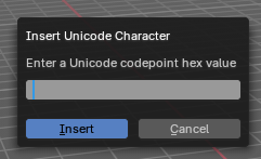 Insert Unicode