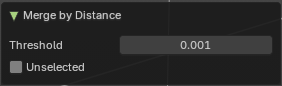 Last Operator Merge by Distance