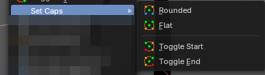 Set Caps - Sub Menu