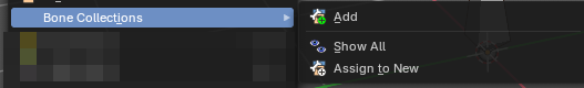 Bone Collections – Sub Menu