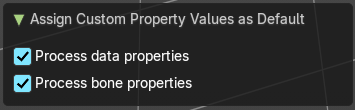 Last Operator Assign Custom Property Values as Default
