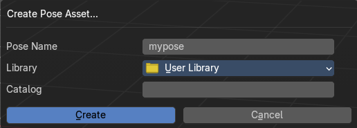 Create Pose Asset