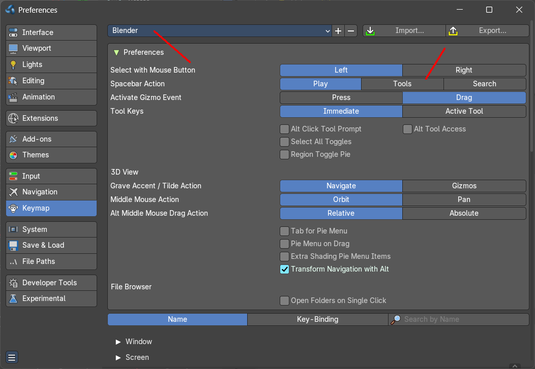 Switching Tools