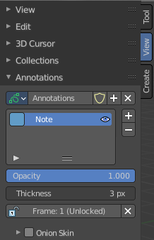Annotate Tools group