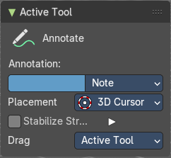 Tool Settings