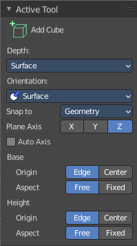 Tool Settings