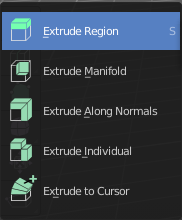 Extrude tools group