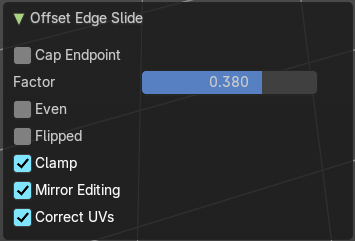 Last Operator Offset Edge Slide