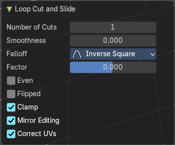 Last Operator Loop Cut and Slide